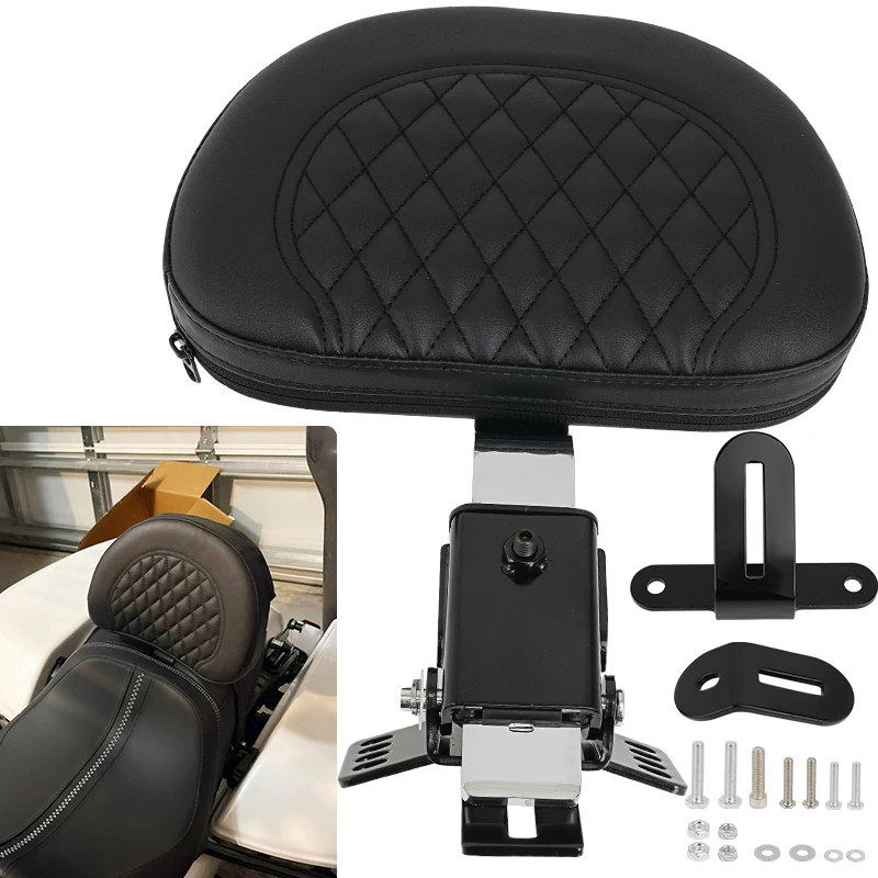 Motorcycle Front Driver Rider Backrest Adjustable Black Mounting Kit For Harley Touring Road Street Glide Road King 1997-2022
Motorcycle Front Driver Rider Backrest Adjustable Black Mounting Kit For Harley Touring Road Street Glide Road King 1997-2022