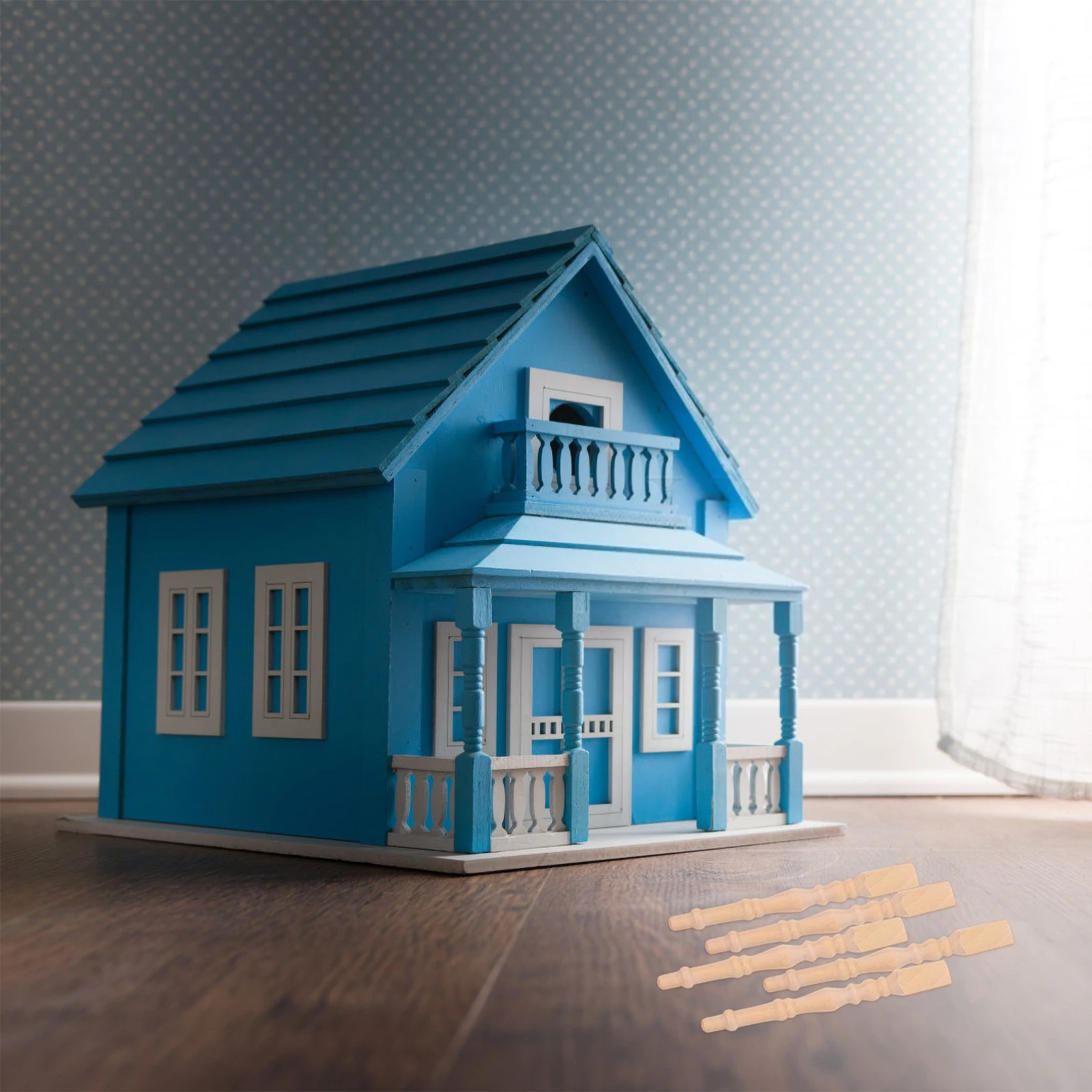 6pcs Mini Table Legs Dollhouse Furniture Accessories Wood Decorative Miniature Home Model for Craft Projects
6pcs Mini Table Legs Dollhouse Furniture Accessories Wood Decorative Miniature Home Model for Craft Projects