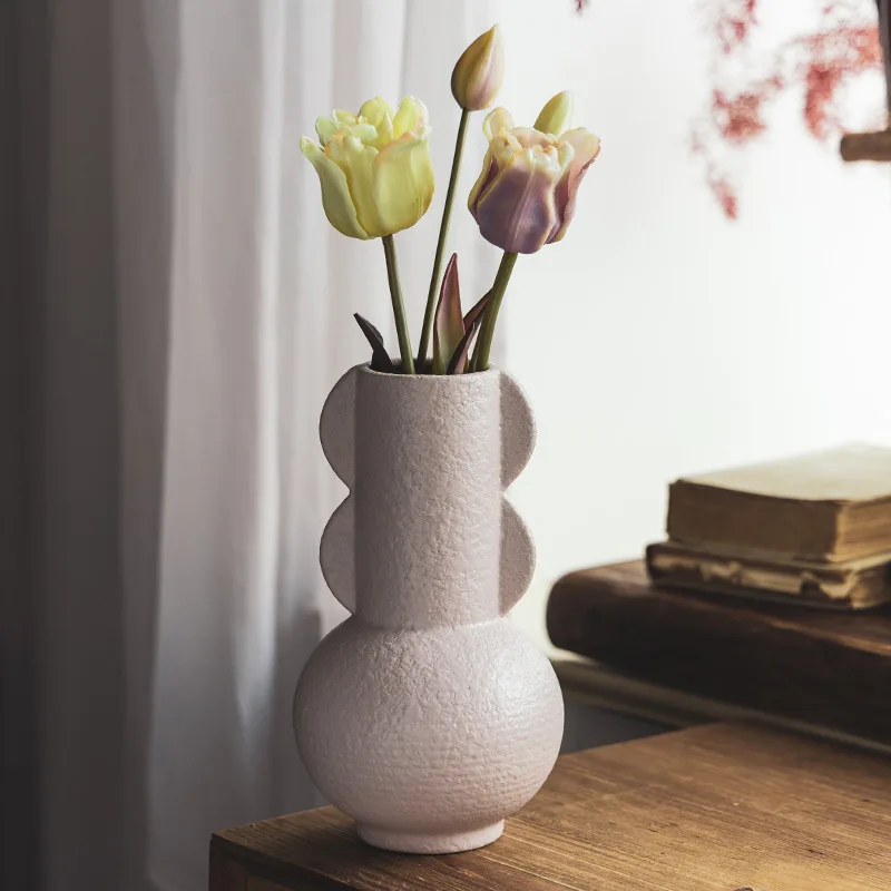 YFY wabi sandy wind simple binaural ceramic vase home flower arrangement decorative ornament artistic flower device
YFY wabi sandy wind simple binaural ceramic vase home flower arrangement decorative ornament artistic flower device