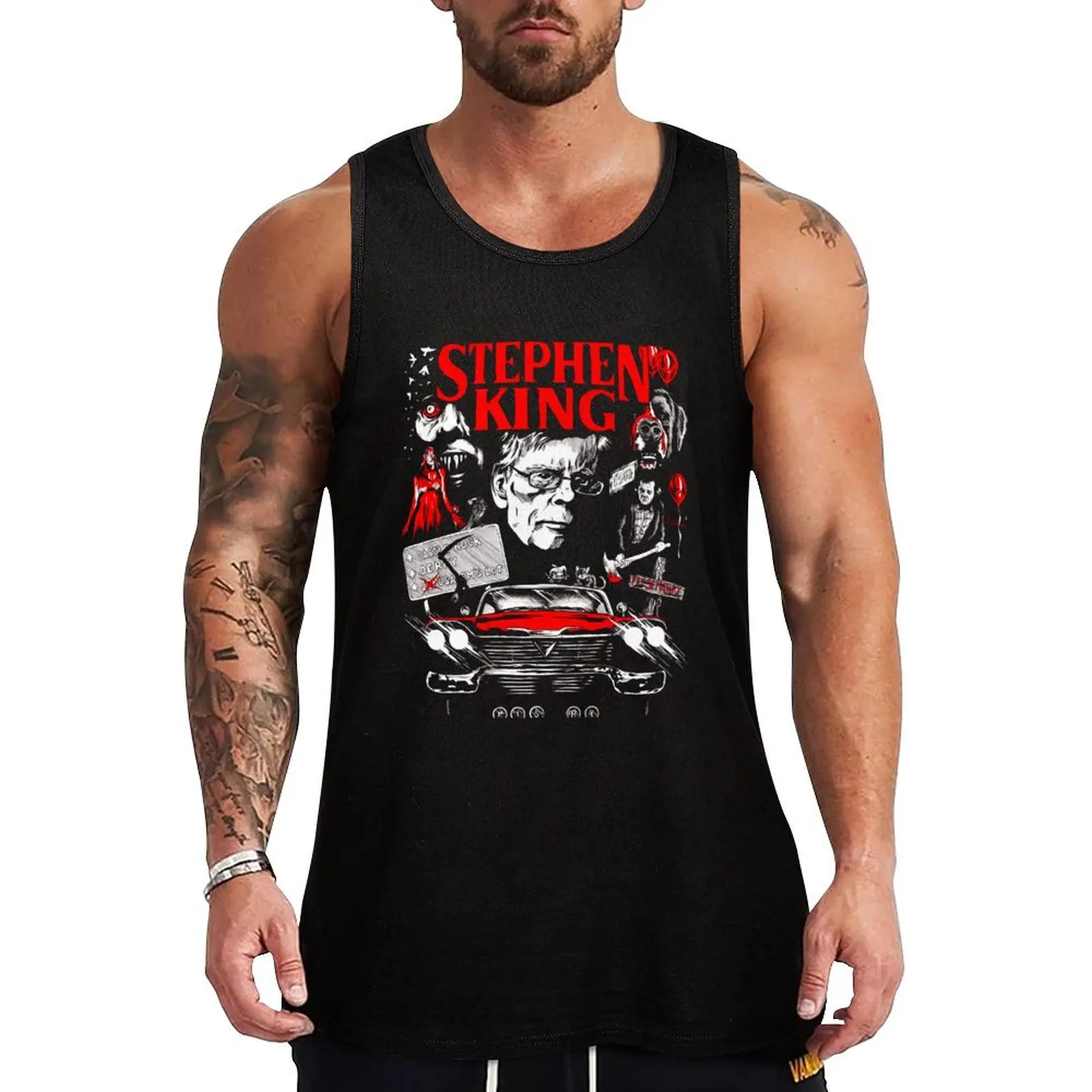 The King Tank Top sleeveless man shirts Men's singlets Gym T-shirts for men Men's sports t-shirt
The King Tank Top sleeveless man shirts Men's singlets Gym T-shirts for men Men's sports t-shirt