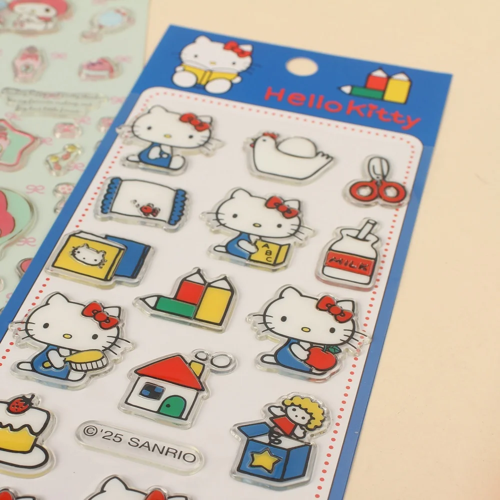 Genuine Sanrio Hello Kitty Crystal Stickers Cartoon Kuromi Melody Craft Toys Decals For Mugs Scrapbook Phone Planner Decor Decal
Genuine Sanrio Hello Kitty Crystal Stickers Cartoon Kuromi Melody Craft Toys Decals For Mugs Scrapbook Phone Planner Decor Decal