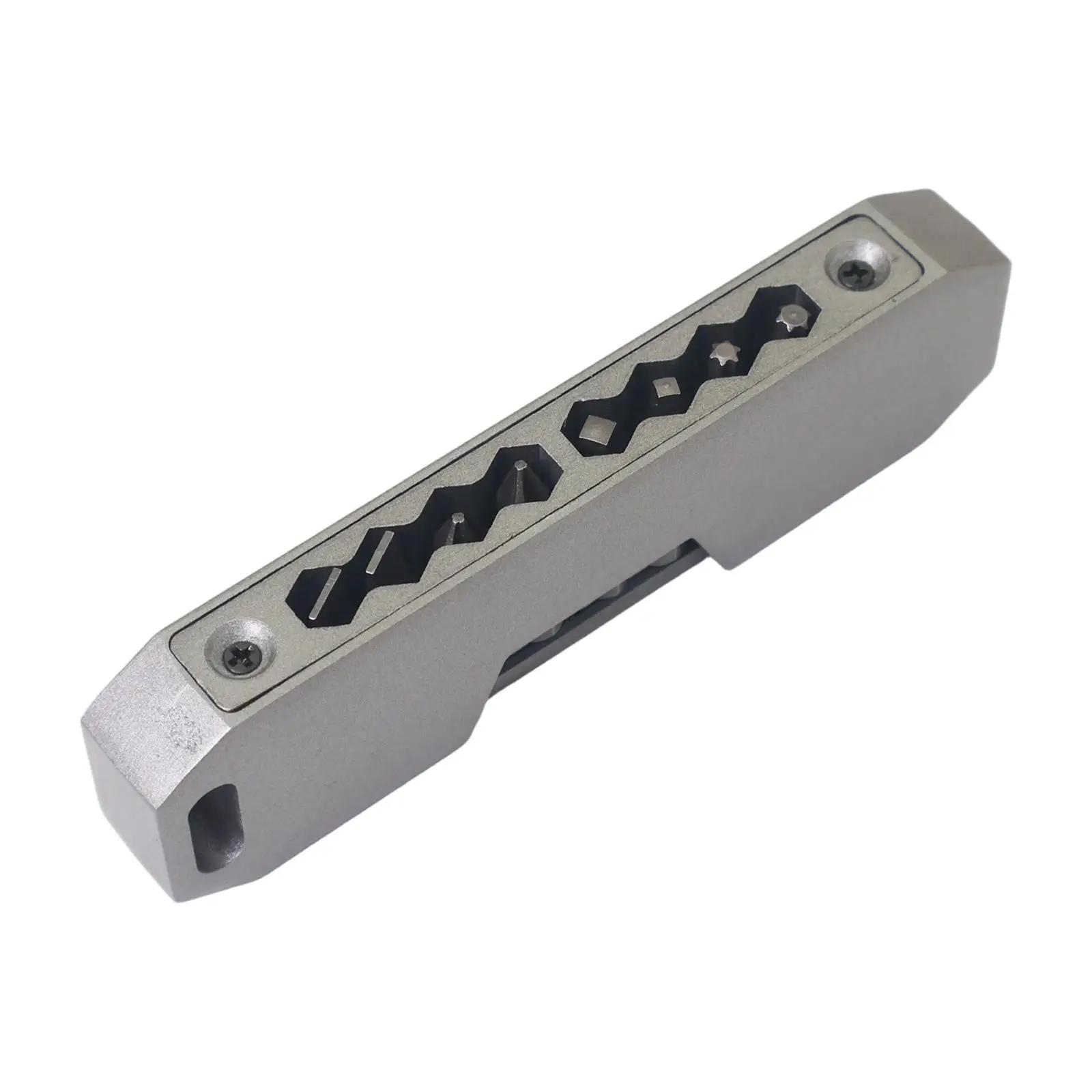 Multi Bit Pocket Screwdriver 8 in 1 Lightweight Compact Mini Hand Tool Multitool Multipurpose for DIY Projects Hiking Electrical