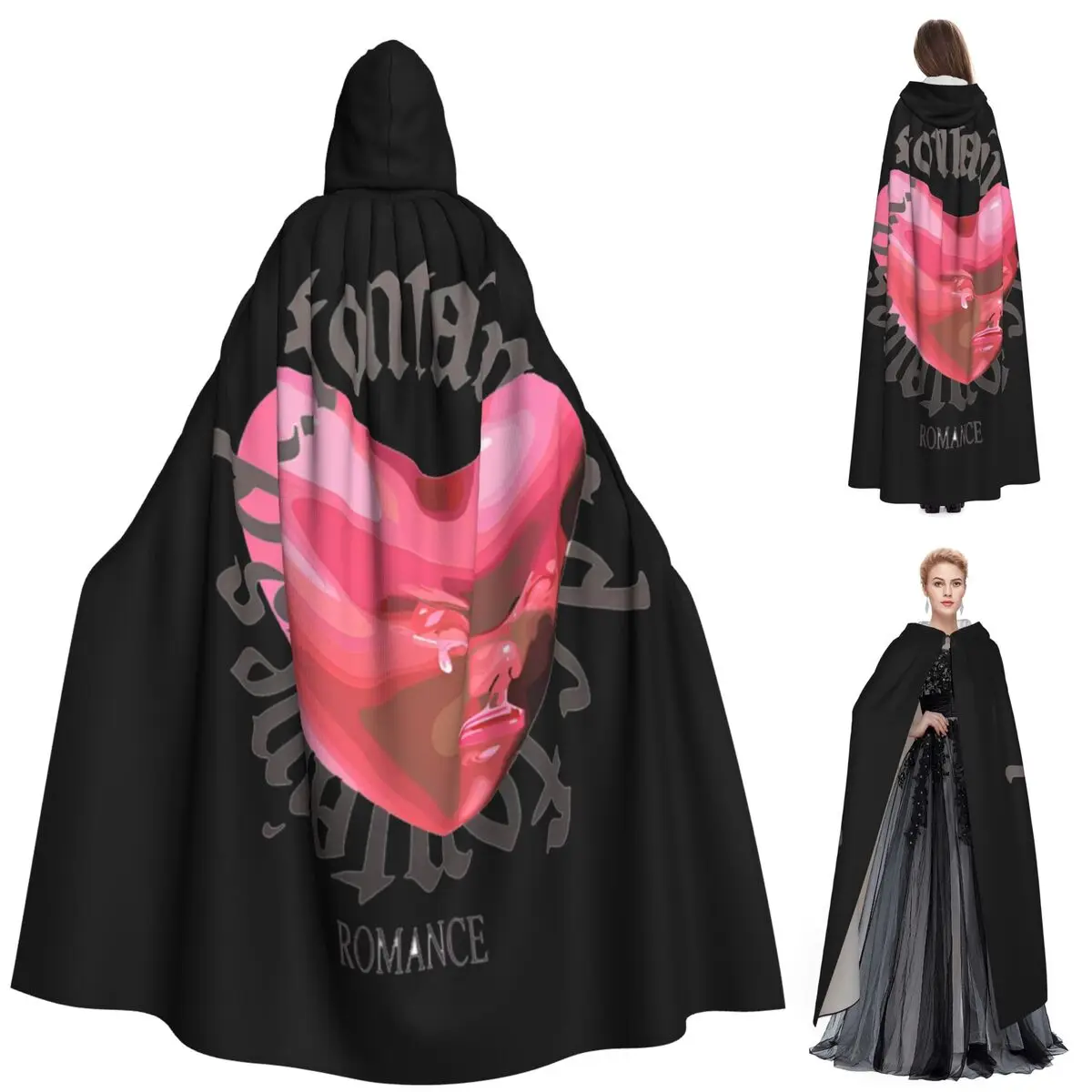 Fontaines DC Romance длинный плащ с капюшоном ведьма средневековый костюм косплей накидка Хэллоуин пальто для взрослых унисекс
Fontaines DC Romance длинный плащ с капюшоном ведьма средневековый костюм косплей накидка Хэллоуин пальто для взрослых унисекс