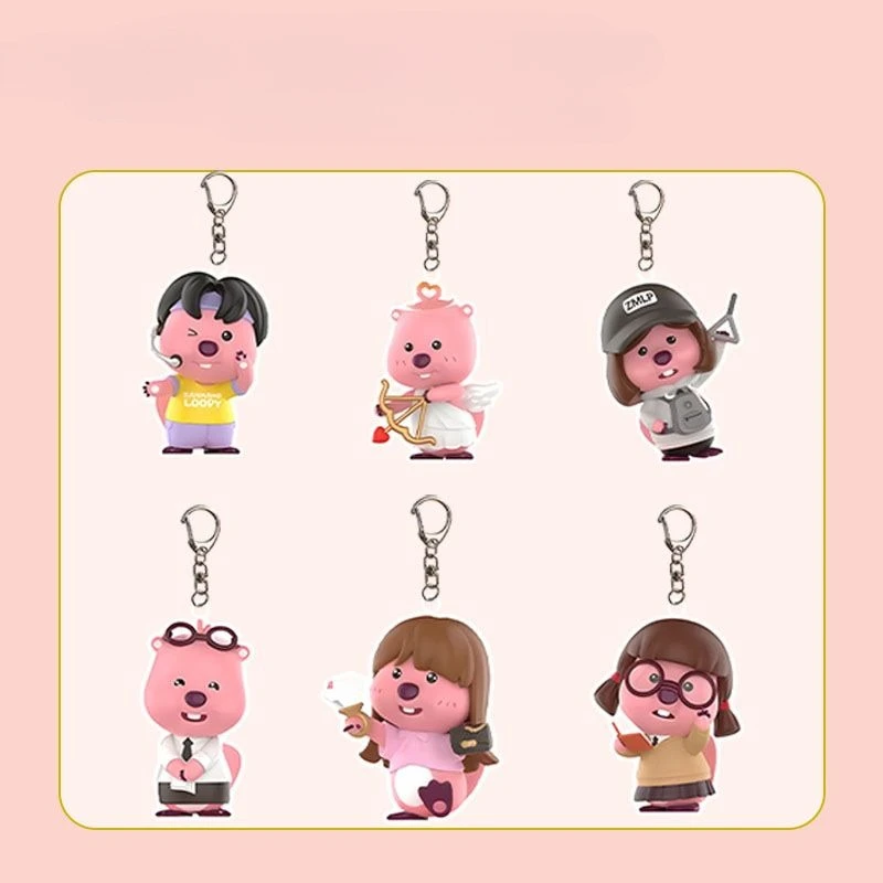 LOPPY Cartoon High Beauty Keychain Creative Cute Personalized Keychain Student Backpack Pendant Gift for Friends on Festivals
LOPPY Cartoon High Beauty Keychain Creative Cute Personalized Keychain Student Backpack Pendant Gift for Friends on Festivals