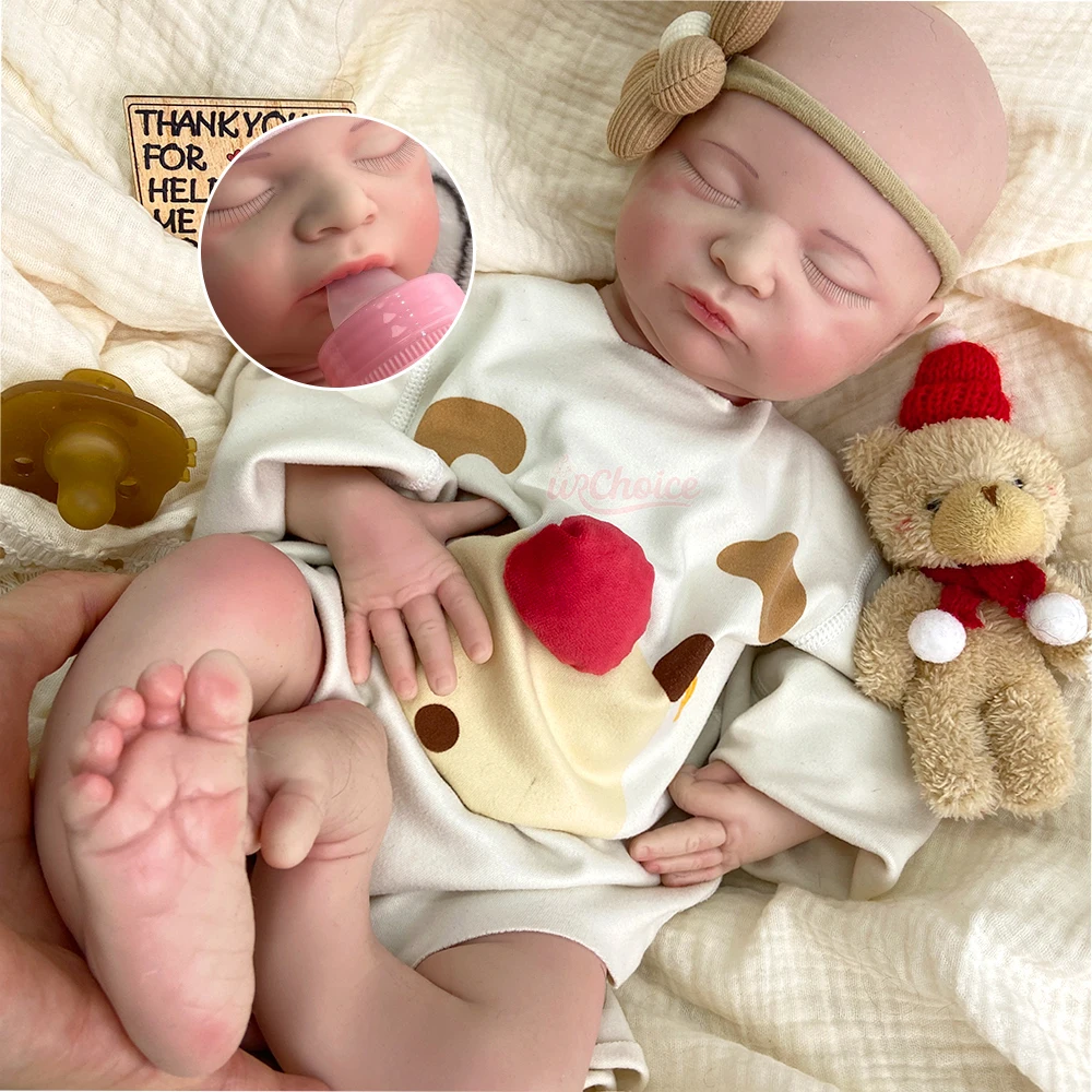Collectible 20Inch Silicone Reborn Baby Girl Laura Hand-Painted Veins Doll Lifelike Newborn for Adult Doll Collectors
Collectible 20Inch Silicone Reborn Baby Girl Laura Hand-Painted Veins Doll Lifelike Newborn for Adult Doll Collectors
