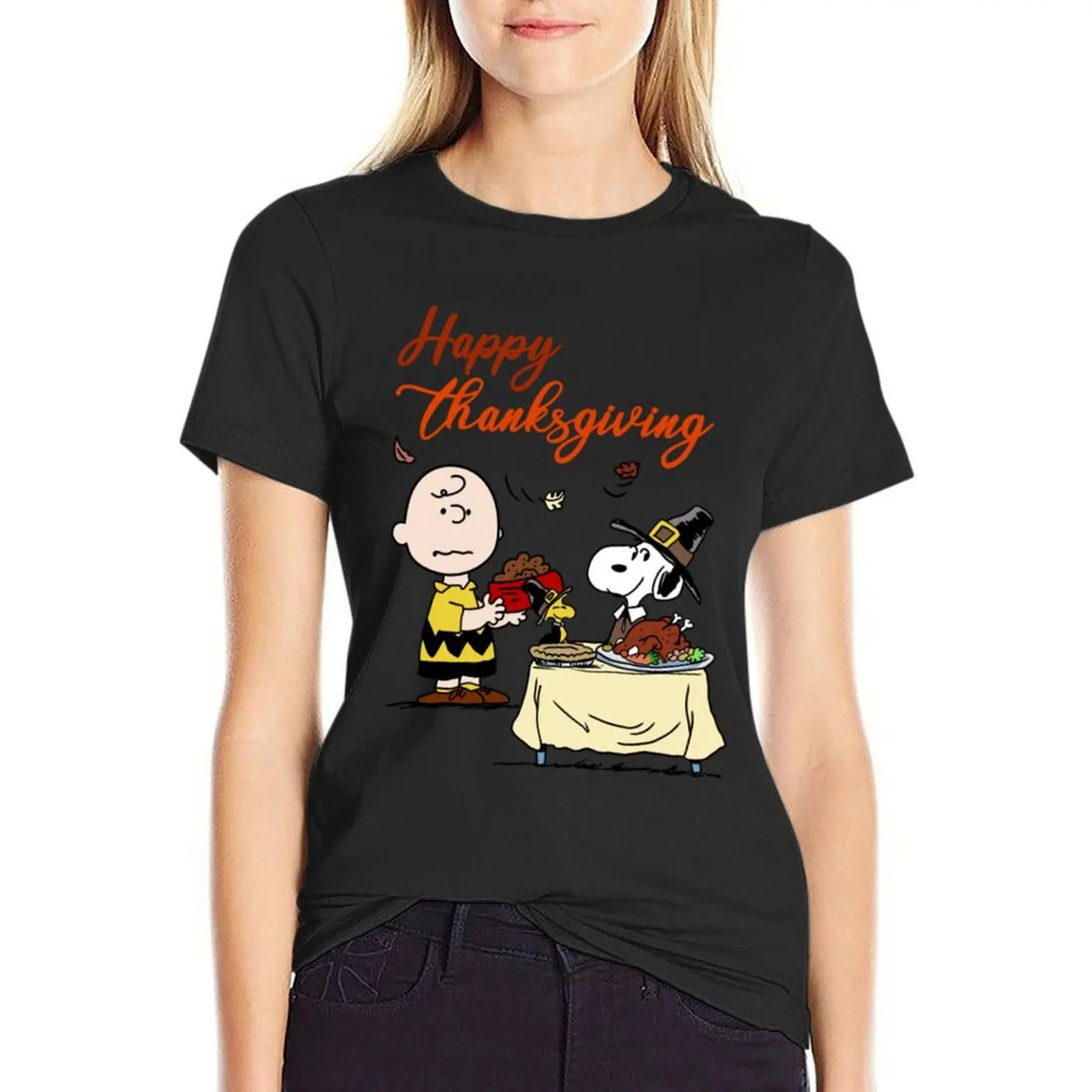 Thanksgiving T-Shirt vintage clothes oversized sports fans workout shirts for Women loose fit
Thanksgiving T-Shirt vintage clothes oversized sports fans workout shirts for Women loose fit