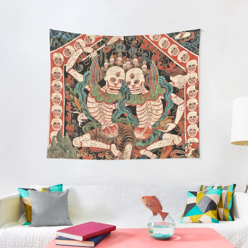 Citipati Thangka Tapestry Room Decoration Accessories Bedroom Decor Aesthetics For Room Tapestry
Citipati Thangka Tapestry Room Decoration Accessories Bedroom Decor Aesthetics For Room Tapestry