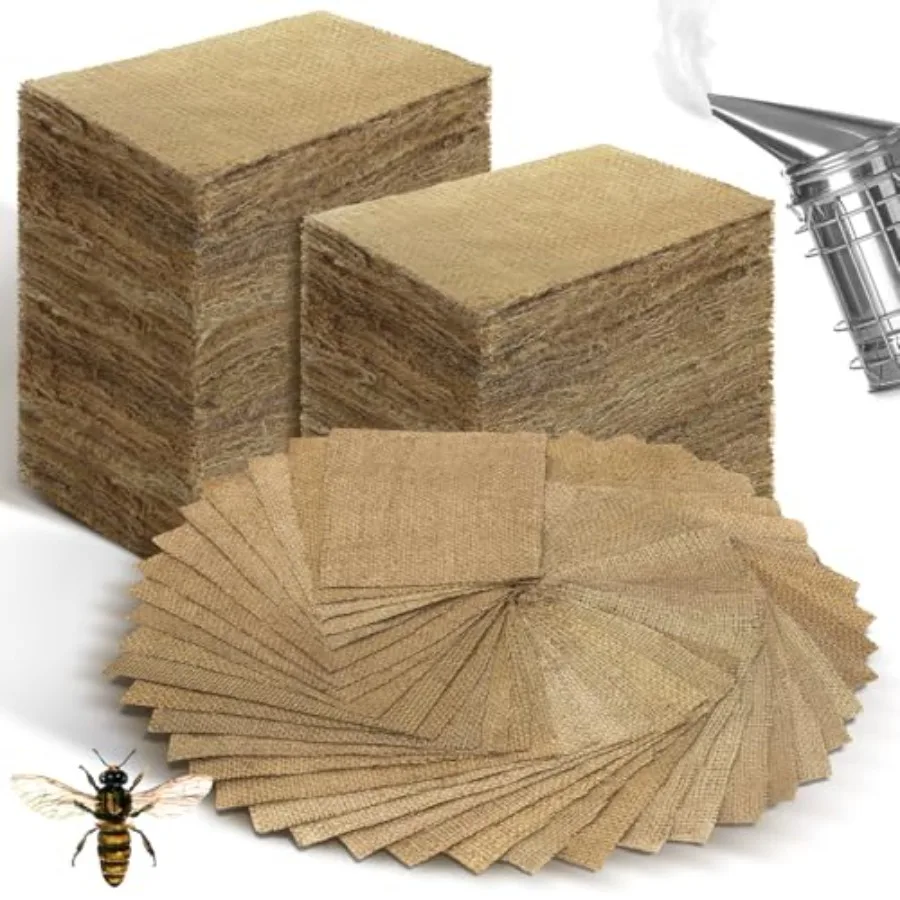 Hahafelt 8.2 Pound Burlap Bee Smoker Fuel Pellets Jute Burlap Smoker Fuel for Beekeeping Easy to Light with Match or Lighter Lo
Hahafelt 8.2 Pound Burlap Bee Smoker Fuel Pellets Jute Burlap Smoker Fuel for Beekeeping Easy to Light with Match or Lighter Lo