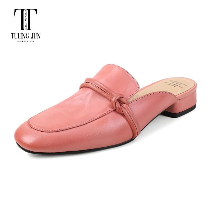 TULING JUN Concise Summer 2025 Woman Cover Head Retro Solid Color Slippers Low Heel Round Toe Sandals For Women T-87-443
TULING JUN Concise Summer 2025 Woman Cover Head Retro Solid Color Slippers Low Heel Round Toe Sandals For Women T-87-443