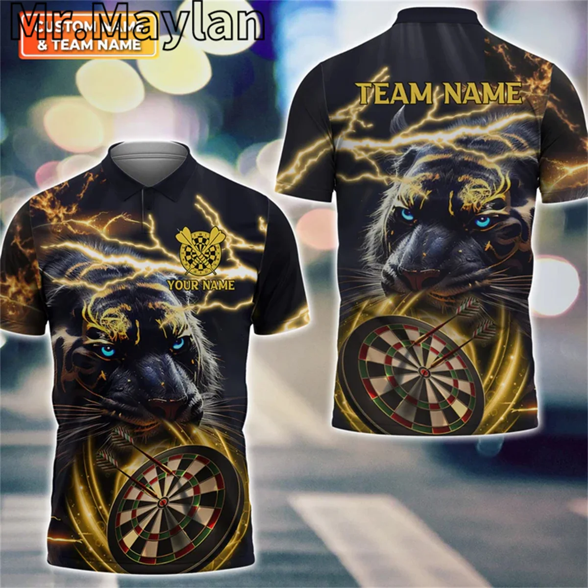 Storm Tiger Men's 3D Printed Polo Shirts Personalized Name Team Name Custom Dart Team Player Fashion Golf Clothing Size S-5XL
Storm Tiger Men's 3D Printed Polo Shirts Personalized Name Team Name Custom Dart Team Player Fashion Golf Clothing Size S-5XL