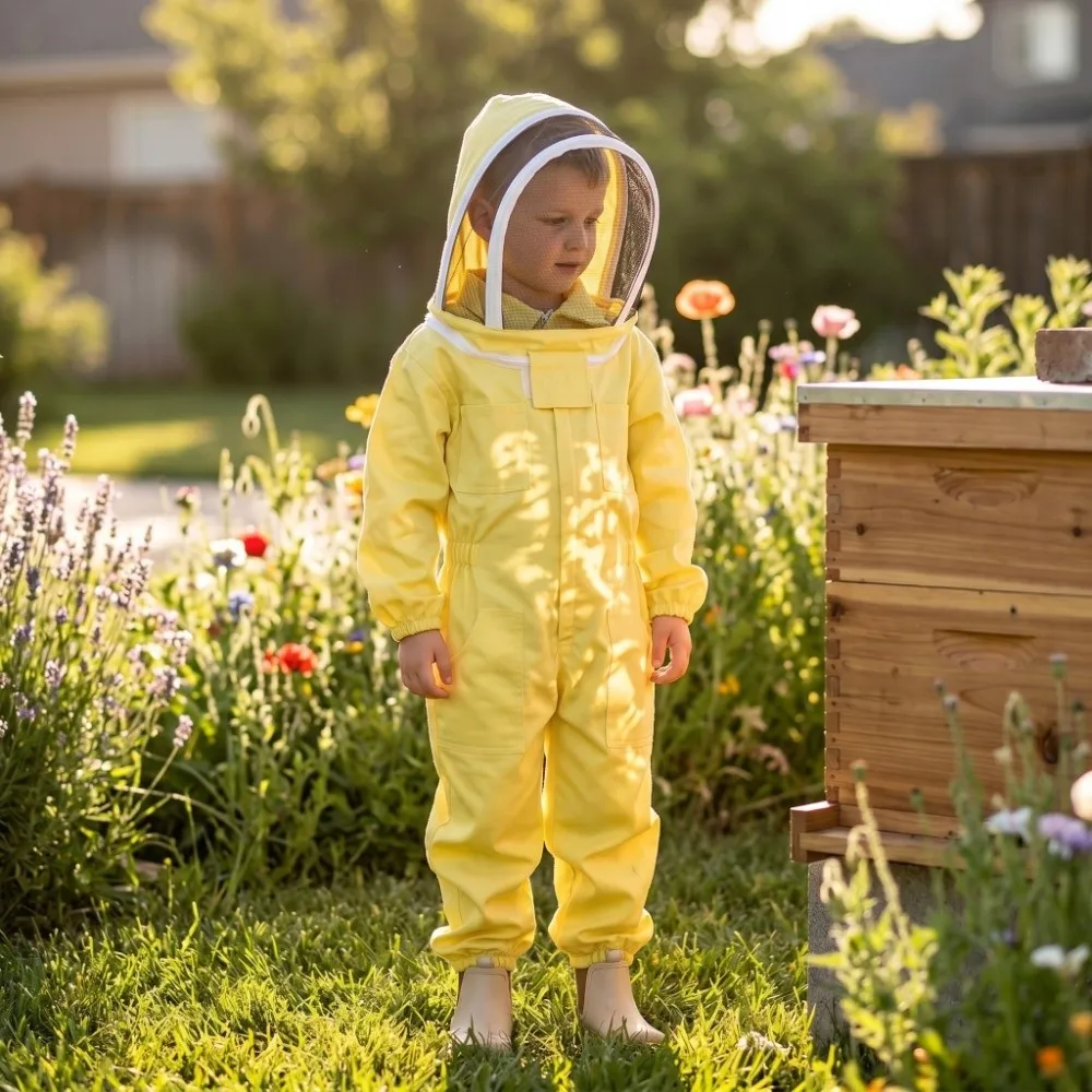 Yellow Beekeeping Suit Cotton Skin-Friendly Beekeeping Protective Suit Breathable Fabric Protective Equipment
Yellow Beekeeping Suit Cotton Skin-Friendly Beekeeping Protective Suit Breathable Fabric Protective Equipment