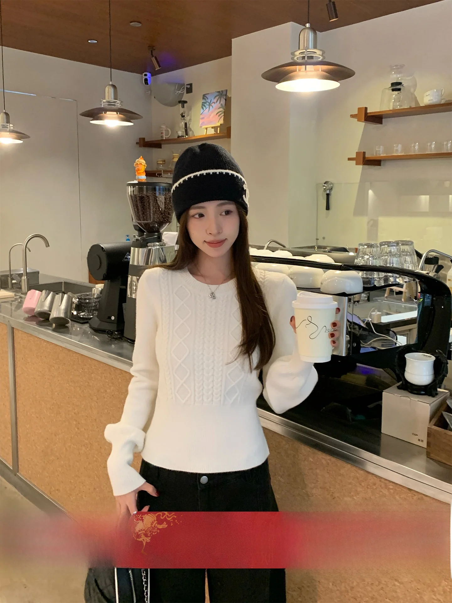 Morning Bloom Women's Knitted Long Sve Sweater Waist-Cinching Twist Korean Sle Soft Casual Innerwear Spring Faion
Morning Bloom Women's Knitted Long Sve Sweater Waist-Cinching Twist Korean Sle Soft Casual Innerwear Spring Faion