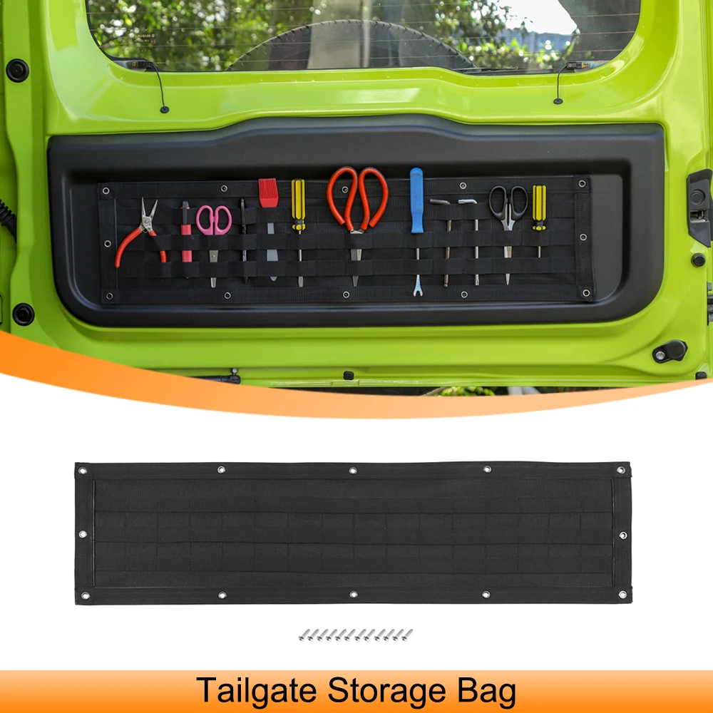 Car Tailgate Storage Bag Pockets Tool Kit Organizer for Suzuki Jimny 2019 2020 2021 2022 2023 2024 JB64 JB74 Interior Accessory
Car Tailgate Storage Bag Pockets Tool Kit Organizer for Suzuki Jimny 2019 2020 2021 2022 2023 2024 JB64 JB74 Interior Accessory