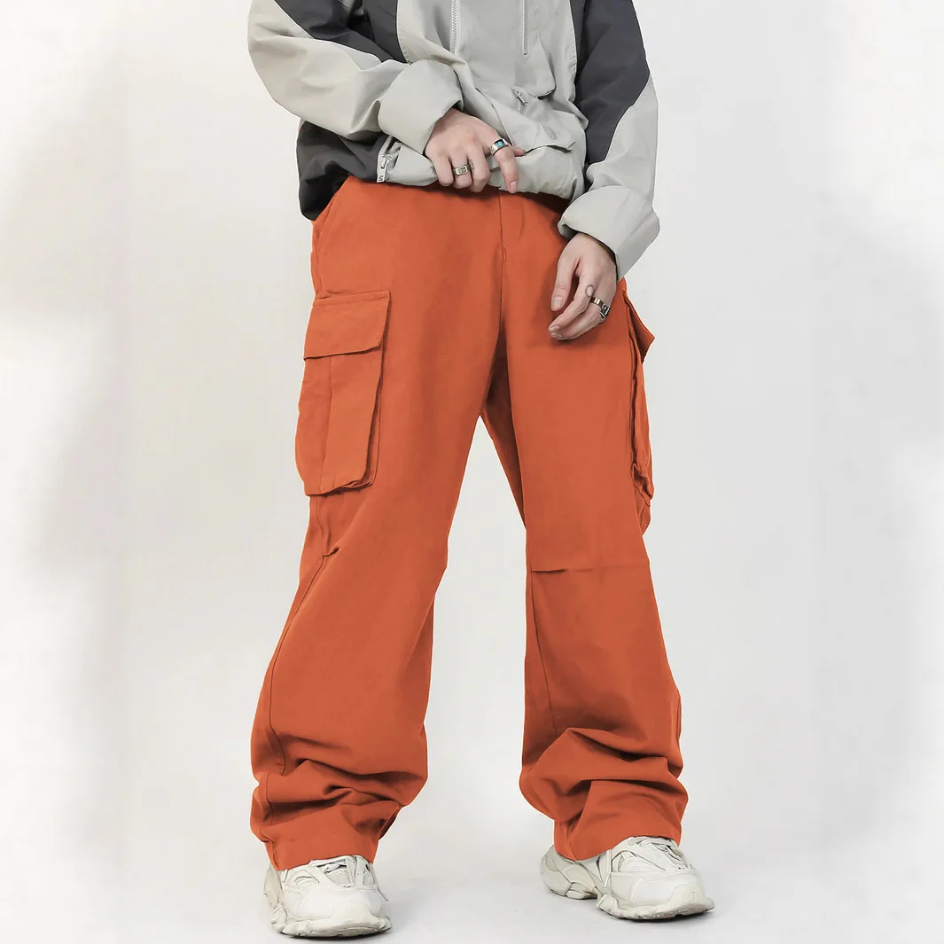 New Three-dimensional Pocket Overalls Lace-up Loose Casual Pants Men's Straight Loose
New Three-dimensional Pocket Overalls Lace-up Loose Casual Pants Men's Straight Loose