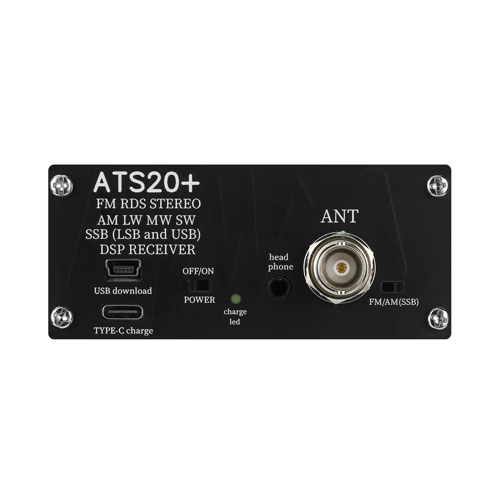 NEW ATS-20+ Plus ATS20 V2 SI4732 Radio Receiver DSP SDR Receiver FM AM (MW and SW) and SSB (LSB and USB)
NEW ATS-20+ Plus ATS20 V2 SI4732 Radio Receiver DSP SDR Receiver FM AM (MW and SW) and SSB (LSB and USB)