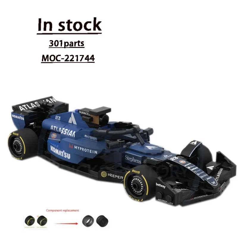 MOC-221744F1 Формула FW47 гоночный спортивный автомобиль, строительный блок, модель301, детали MOC, креативные строительные блоки для мальчиков и детей на день рождения, игрушка в подарок
MOC-221744F1 Формула FW47 гоночный спортивный автомобиль, строительный блок, модель301, детали MOC, креативные строительные блоки для мальчиков и детей на день рождения, игрушка в подарок