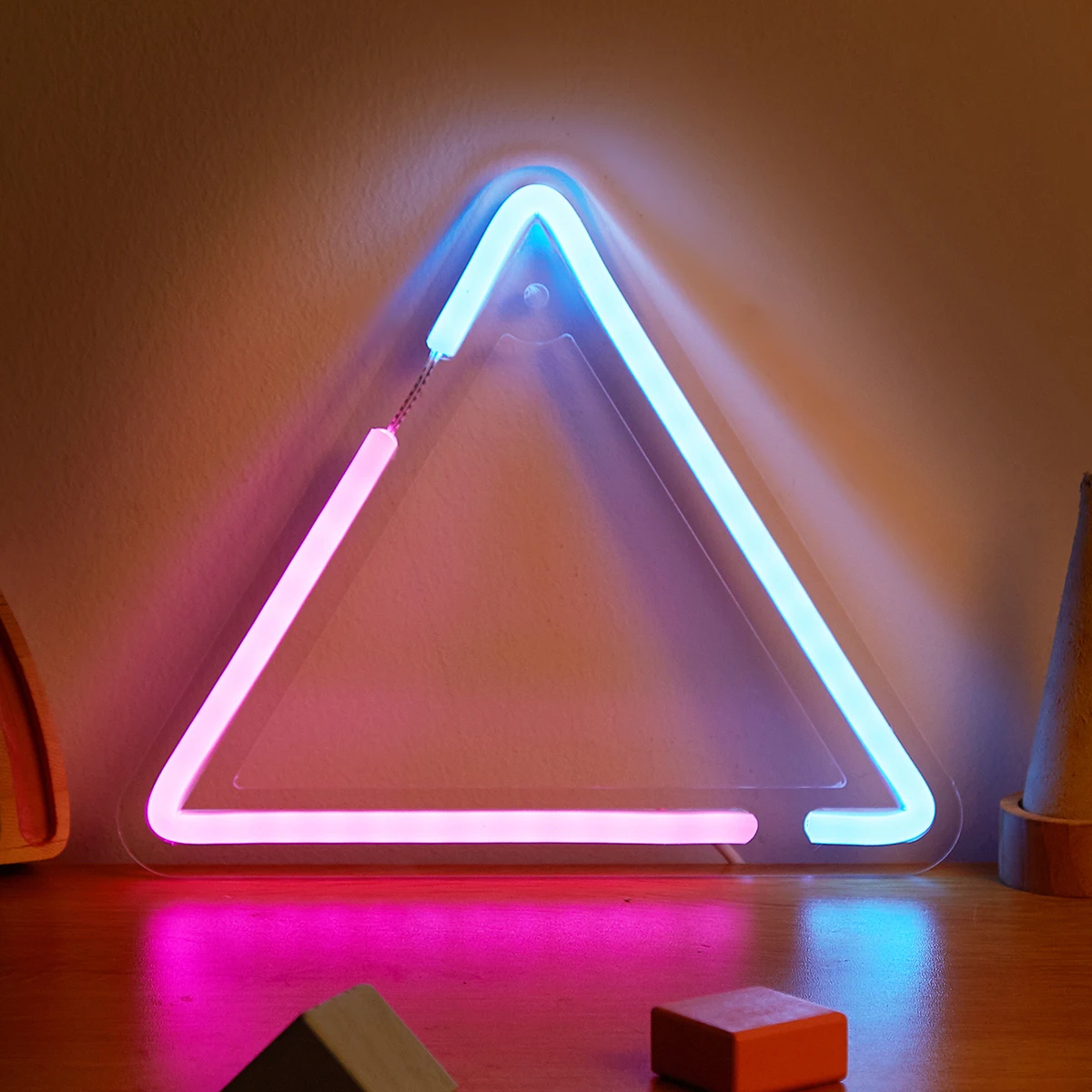 Chi-buy LED Neon Triangle USB Powered Neon Signs Night Light Suitable for Bedroom, Wedding, Game room,gift
Chi-buy LED Neon Triangle USB Powered Neon Signs Night Light Suitable for Bedroom, Wedding, Game room,gift