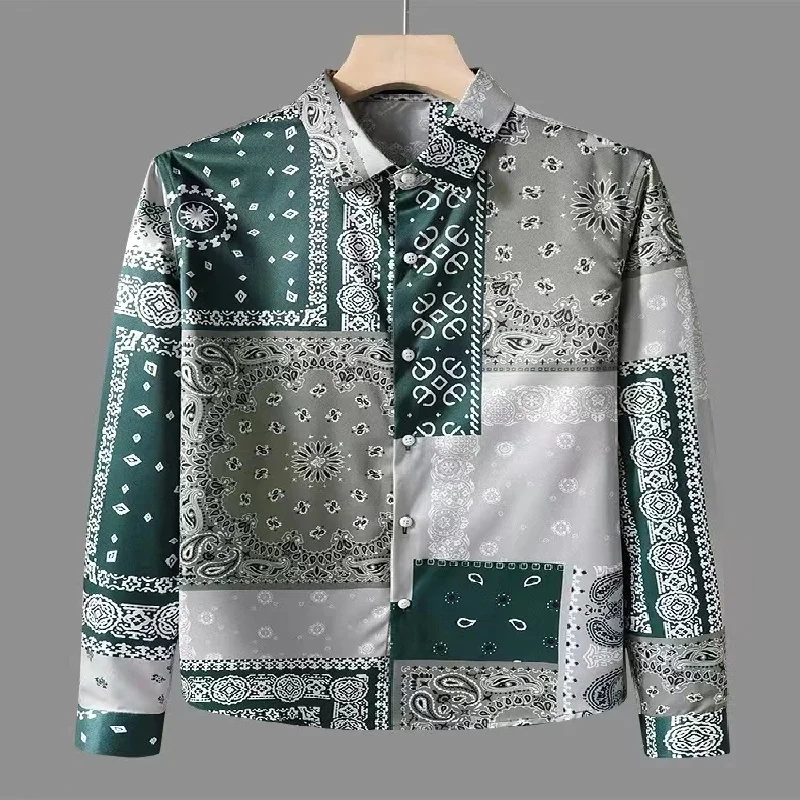 Men's Clothing Spring and Autumn high quality Leopard Print Casual Trendy Handsome Long-sleeved Slim-fit Fashionable Shirt
Men's Clothing Spring and Autumn high quality Leopard Print Casual Trendy Handsome Long-sleeved Slim-fit Fashionable Shirt