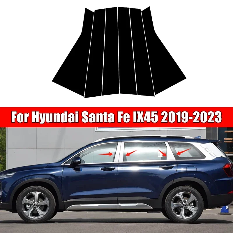 6Pcs Car Door Window Pillar Center Post Trim Stickers For Hyundai Santa Fe IX45 2019-2023 2020 2021 Auto Styling Accessories
6Pcs Car Door Window Pillar Center Post Trim Stickers For Hyundai Santa Fe IX45 2019-2023 2020 2021 Auto Styling Accessories