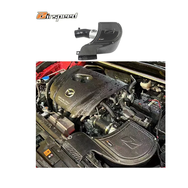 Airspeed Brand Automotive Parts 100% Dry Carbon Fiber Cold Air Intake System for Mazda Axela 1.5L 2.0L
Airspeed Brand Automotive Parts 100% Dry Carbon Fiber Cold Air Intake System for Mazda Axela 1.5L 2.0L