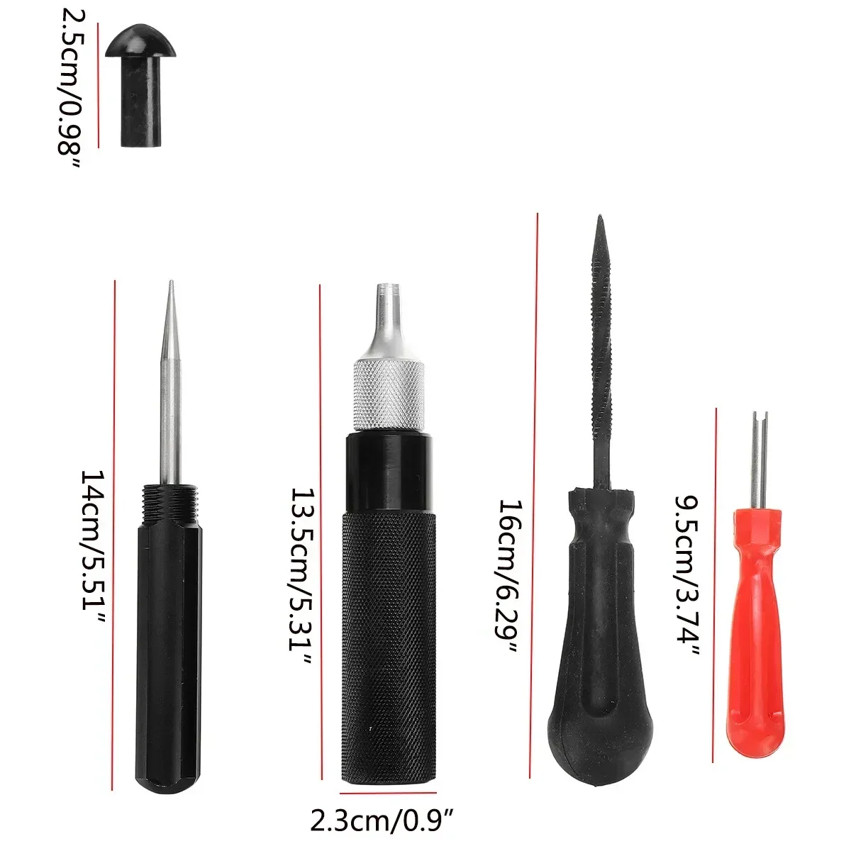 Puncture Mushroom Plug Nozzle Tire Car Motorcycle Tire Repair Tools Kit Vacuum Tyre Quick Repair Tool Set
Puncture Mushroom Plug Nozzle Tire Car Motorcycle Tire Repair Tools Kit Vacuum Tyre Quick Repair Tool Set