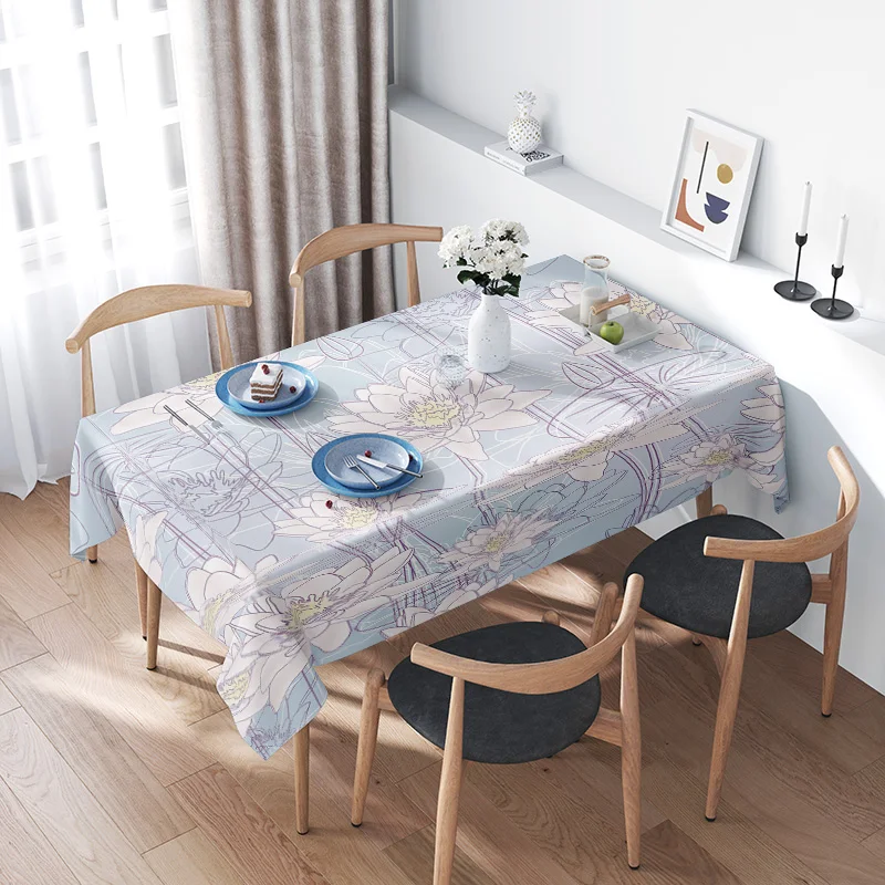 Набор цветочных скатертьЭлегантные белые полиэстеровые скатерти с цветочным принтом для кухонных обеденных столов Голубой Розовый дизайн (160x24
Набор цветочных скатертьЭлегантные белые полиэстеровые скатерти с цветочным принтом для кухонных обеденных столов Голубой Розовый дизайн (160x24