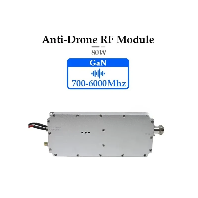700-6000Mhz 80W Wideband Power Amplifier Customized Portable RF Power Amplifier GAN Module with RS485 for Anti UAV FPV
700-6000Mhz 80W Wideband Power Amplifier Customized Portable RF Power Amplifier GAN Module with RS485 for Anti UAV FPV
