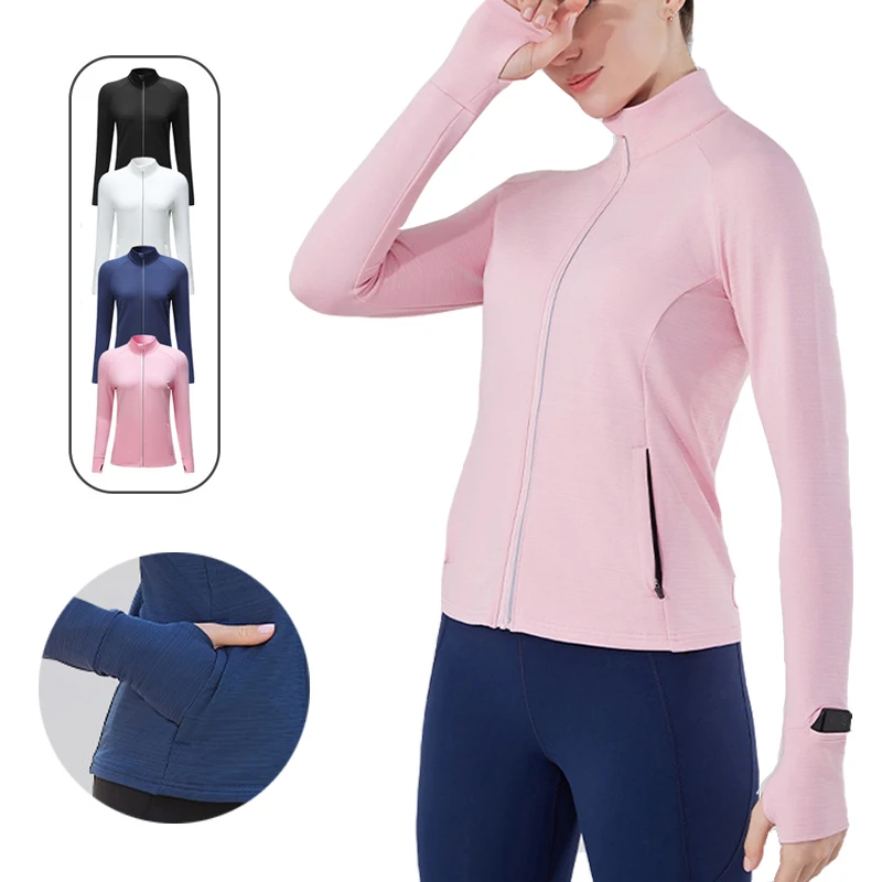 (S-XL)Женская быстросохнущая куртка для бега с отверстиями для большого пальца, манжеты для часов, тренажерный зал, фитнес, йога, фитнес, спортивное пальто на молнии, облегающая спортивная одежда
(S-XL)Женская быстросохнущая куртка для бега с отверстиями для большого пальца, манжеты для часов, тренажерный зал, фитнес, йога, фитнес, спортивное пальто на молнии, облегающая спортивная одежда