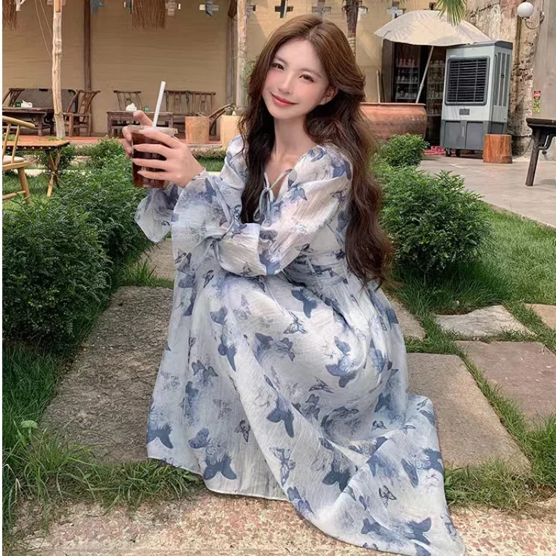 2025 Spring/Fall New Niche Elegant New V-Neck Floral Waist-Cinching A-Line Skirt Elegant Women's Clothing A002
2025 Spring/Fall New Niche Elegant New V-Neck Floral Waist-Cinching A-Line Skirt Elegant Women's Clothing A002