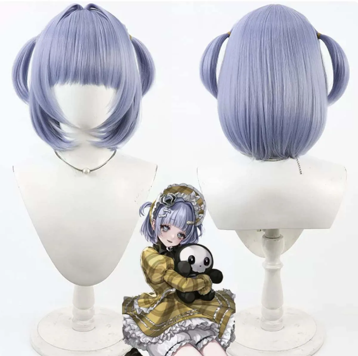 Women Halloween Role Play Party Vtuber Yano Kuromu Light Blue Wig
Women Halloween Role Play Party Vtuber Yano Kuromu Light Blue Wig