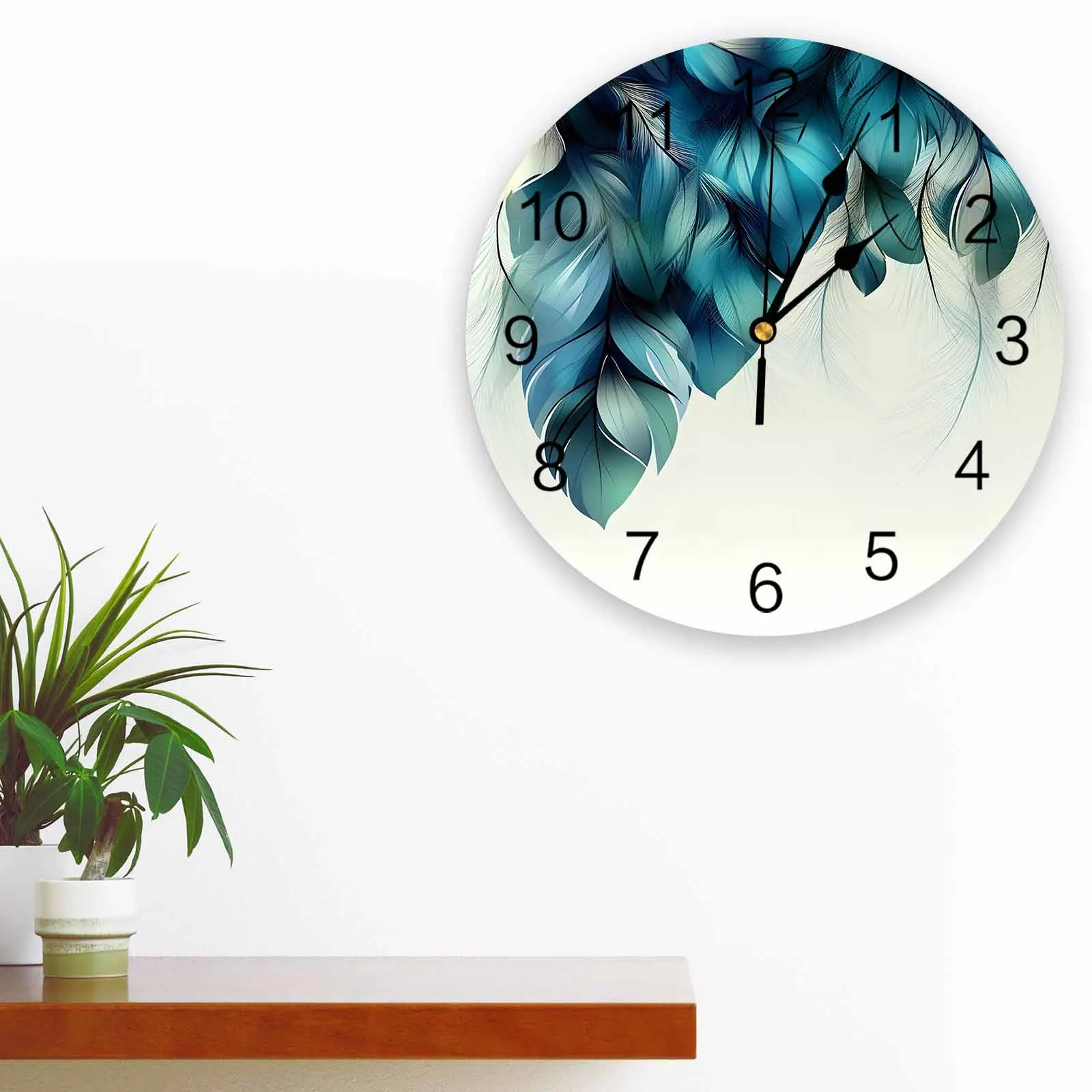 Bedroom Wall Clocks Feather Abstract Art Living Room Clocks Ornaments Baby Room Study Mute Wall Clocks
Bedroom Wall Clocks Feather Abstract Art Living Room Clocks Ornaments Baby Room Study Mute Wall Clocks