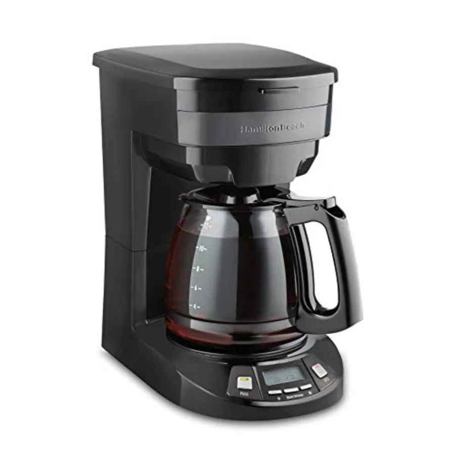 12 Cup Programmable Drip Coffee Maker Machine, Regular and Bold Brew Options, Auto Pause and Pour, Glass Carafe, 46293J
12 Cup Programmable Drip Coffee Maker Machine, Regular and Bold Brew Options, Auto Pause and Pour, Glass Carafe, 46293J