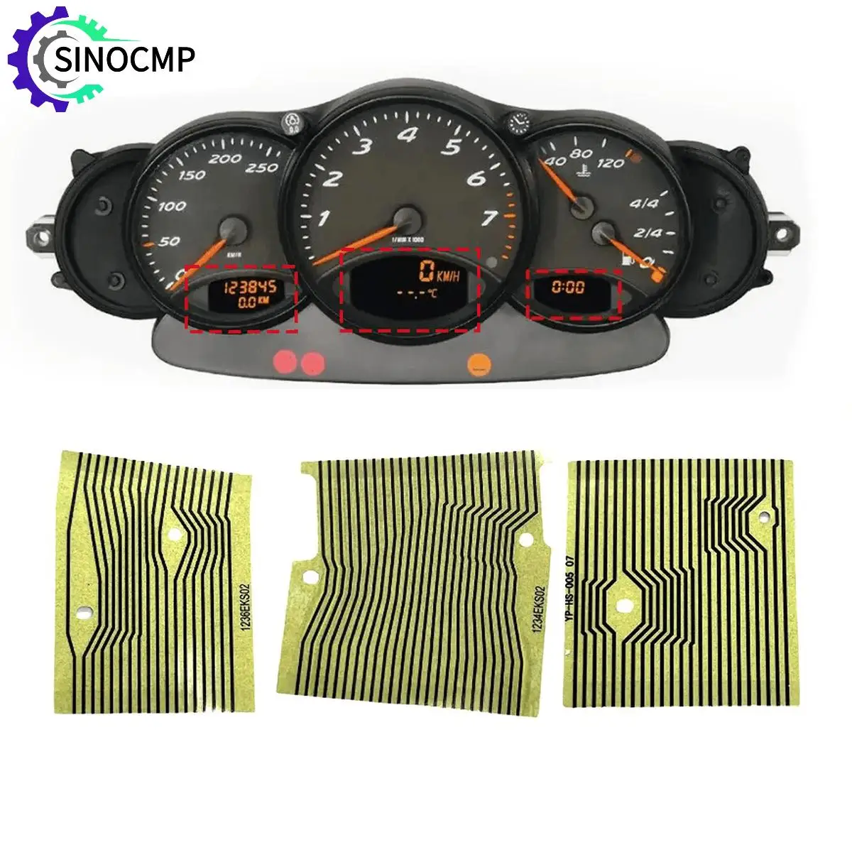 1 комплект плоского ленточного кабеля ЖК-дисплея для Porsche 911 996 1997-2005 Boxster 986 1996-2004, приборная панель, левый, средний, правый
1 комплект плоского ленточного кабеля ЖК-дисплея для Porsche 911 996 1997-2005 Boxster 986 1996-2004, приборная панель, левый, средний, правый