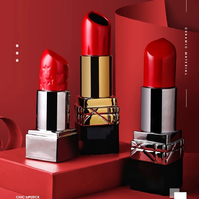 Gold-plated Ceramic Vase Creative Lipstick Vase Flower Arrangement Accessories Desktop Decoration Living Room Vase Ornaments
Gold-plated Ceramic Vase Creative Lipstick Vase Flower Arrangement Accessories Desktop Decoration Living Room Vase Ornaments