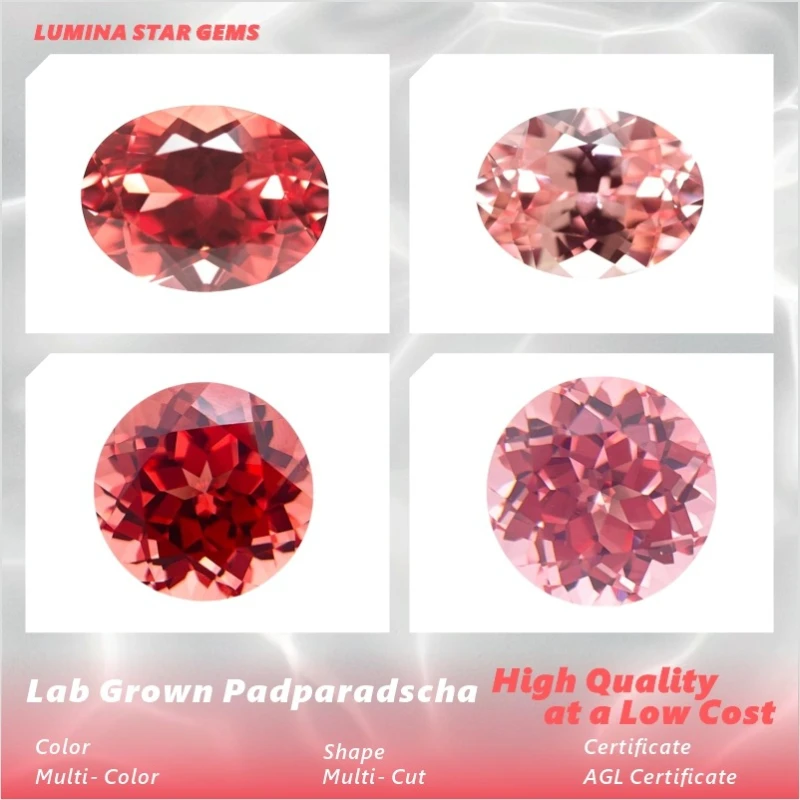 Top Lab Grown Padparadscha Fire Lotus Round Shape Gemstone for DIY Ring Necklace Earrings Main Materials Selectable Certificate
Top Lab Grown Padparadscha Fire Lotus Round Shape Gemstone for DIY Ring Necklace Earrings Main Materials Selectable Certificate