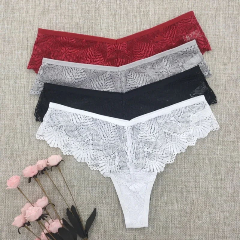 3PCS Women Briefs Sexy Panties Lace Underwear Soft Intimates Comfortable Thongs Solid Color Underpants Female G-string Lingerie
3PCS Women Briefs Sexy Panties Lace Underwear Soft Intimates Comfortable Thongs Solid Color Underpants Female G-string Lingerie