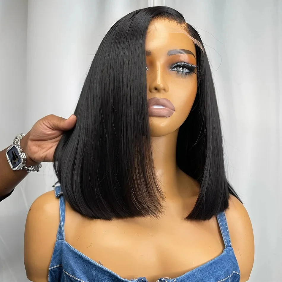 16 Inch Straight Bob 4x4 Closure Wigs 13x4 Lace Frontal Human Hair Wig Glueless Short Bone Straight 13x4 Lace Front Human Hair
16 Inch Straight Bob 4x4 Closure Wigs 13x4 Lace Frontal Human Hair Wig Glueless Short Bone Straight 13x4 Lace Front Human Hair