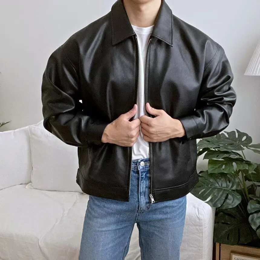 Men's Casual PU Leather Biker Jaet Fall Winter Large Size 250 Pou American Cool Sle Baseball Coat Leisure Motorcycle J...
Men's Casual PU Leather Biker Jaet Fall Winter Large Size 250 Pou American Cool Sle Baseball Coat Leisure Motorcycle J...