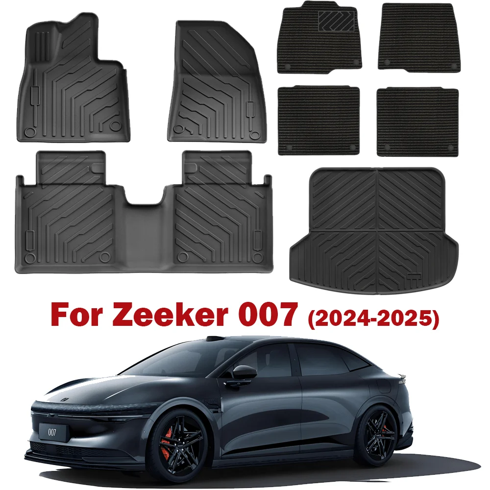 For Zeeker 007 2024 2025 Car Floor Mats & Cargo Liner, TPE 3D Foot Mat Waterproof Trunk Mats and Backrest Mats LHD
For Zeeker 007 2024 2025 Car Floor Mats & Cargo Liner, TPE 3D Foot Mat Waterproof Trunk Mats and Backrest Mats LHD