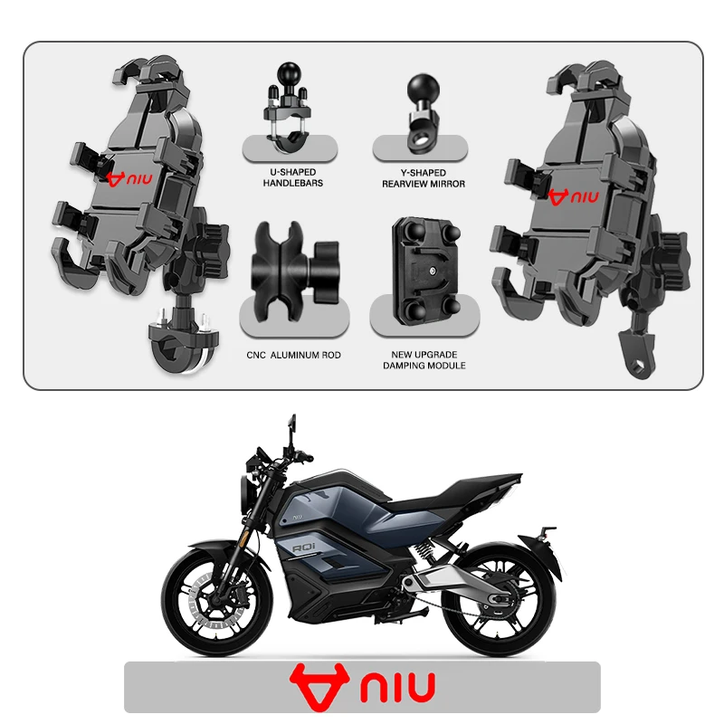 Phone Mount Stand Motorcycle Holder 360° Rotatable ABS Adjustable For Niu Kqi3 Pro M1 N1s Ngt N1 Uqi NQi GT NXT RQi MQi
Phone Mount Stand Motorcycle Holder 360° Rotatable ABS Adjustable For Niu Kqi3 Pro M1 N1s Ngt N1 Uqi NQi GT NXT RQi MQi