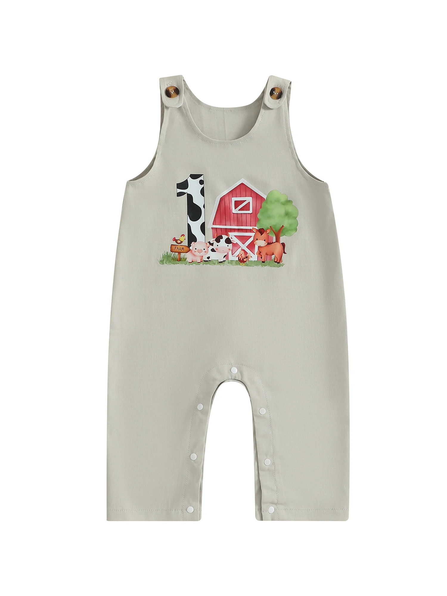 Adorable Toddler Dinosaur Print Sleeveless Romper Jumpsuit for Baby s First Birthday Party - Cute Outfit for Boys and Girls
Adorable Toddler Dinosaur Print Sleeveless Romper Jumpsuit for Baby s First Birthday Party - Cute Outfit for Boys and Girls