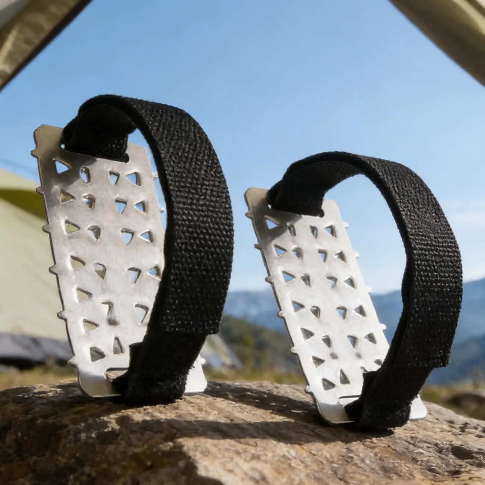 Противоскользящие накладки из нержавеющей стали для обуви, шипы для льда, противоскользящие крепления для ботинок, для альпинизма, бега, горного туризма, ходьбы
Противоскользящие накладки из нержавеющей стали для обуви, шипы для льда, противоскользящие крепления для ботинок, для альпинизма, бега, горного туризма, ходьбы