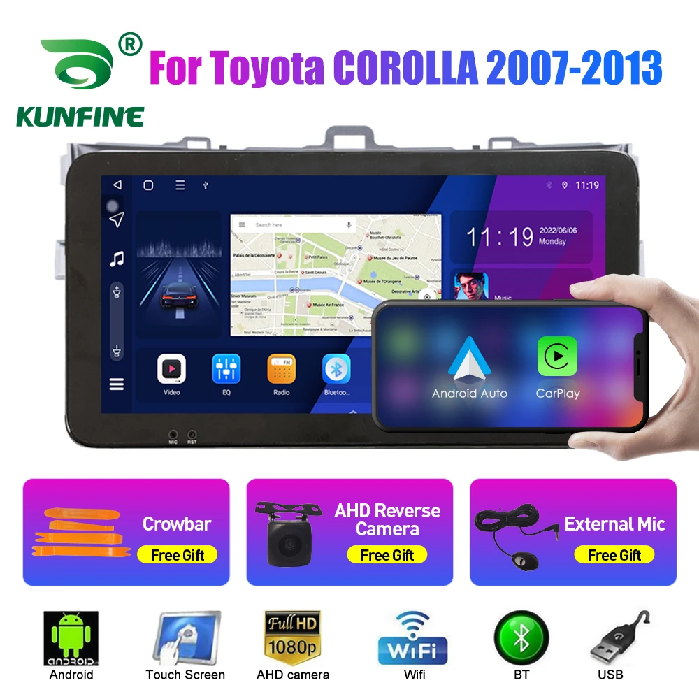 10,33-дюймовый автомобильный радиоприемник для Toyota COROLLA 2007-13, 2Din, Android, восьмиядерный автомобильный стерео DVD, GPS-навигатор, плеер, QLED-экран Carplay
10,33-дюймовый автомобильный радиоприемник для Toyota COROLLA 2007-13, 2Din, Android, восьмиядерный автомобильный стерео DVD, GPS-навигатор, плеер, QLED-экран Carplay