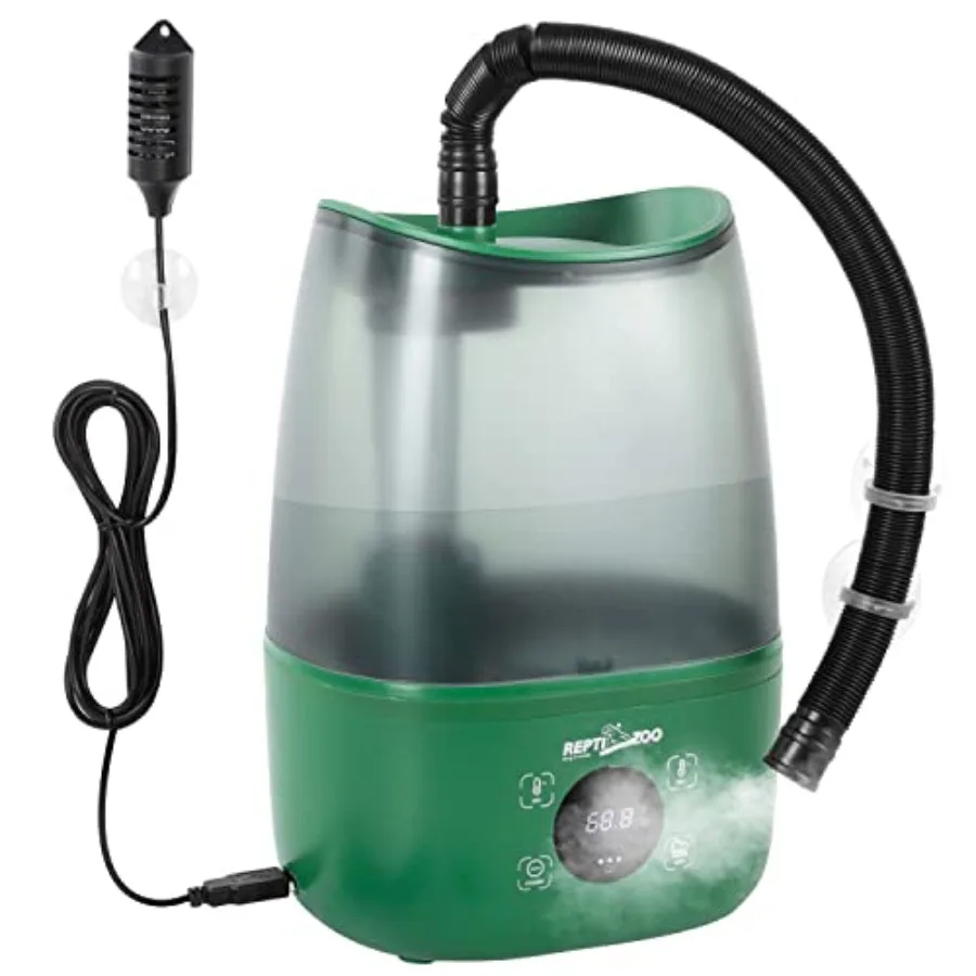 REPTIZOO Reptile Humidifier Fogger 4L Large Reptile Fogger with Humidity Control Terrarium Humidifiers with Extended Tube Autom
REPTIZOO Reptile Humidifier Fogger 4L Large Reptile Fogger with Humidity Control Terrarium Humidifiers with Extended Tube Autom