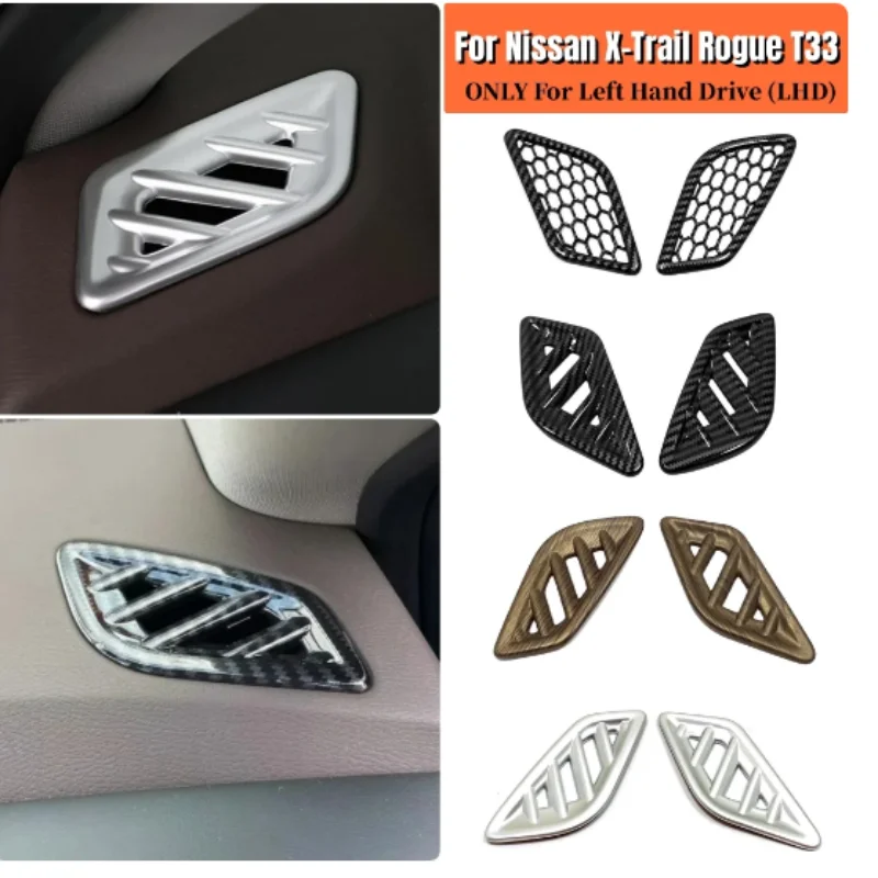 ABS Plastic Chrome Front Side Air Conditioning AC Outlet Vent Cover Trim Fit For Nissan X-Trail X Trail T33 Rogue 2021 2022 2023
ABS Plastic Chrome Front Side Air Conditioning AC Outlet Vent Cover Trim Fit For Nissan X-Trail X Trail T33 Rogue 2021 2022 2023