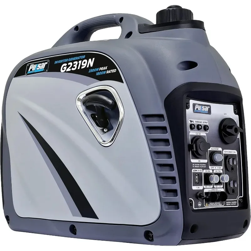 G2319N 2,300W Portable Gas-Powered Inverter Generator with USB Outlet & Parallel Capability, CARB Compliant, Gray
G2319N 2,300W Portable Gas-Powered Inverter Generator with USB Outlet & Parallel Capability, CARB Compliant, Gray