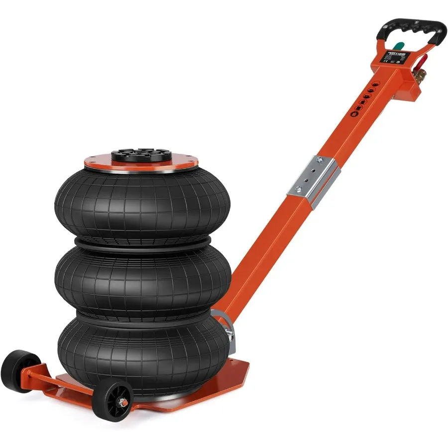 Air Jack 3 Ton 6600 LBS Pneumatic Jack with Triple Air Bag Lift and Long Adjustable Handle for Fast Car Lifting and Repair Heav
Air Jack 3 Ton 6600 LBS Pneumatic Jack with Triple Air Bag Lift and Long Adjustable Handle for Fast Car Lifting and Repair Heav