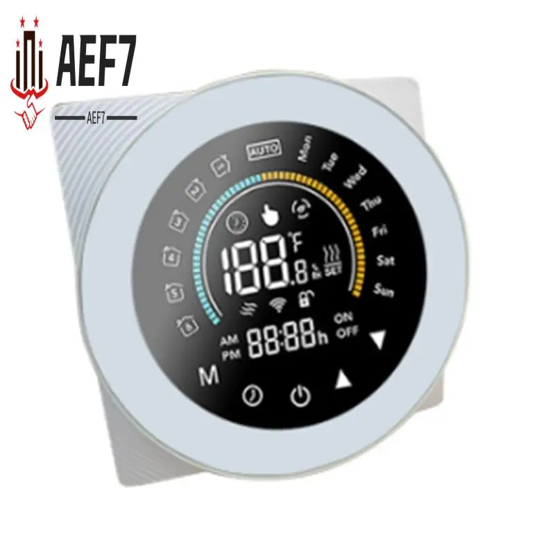 AEF7-Tuya Wi-Fi термостат ЖК-цифровой сенсорный контроль температуры для Alexa
AEF7-Tuya Wi-Fi термостат ЖК-цифровой сенсорный контроль температуры для Alexa