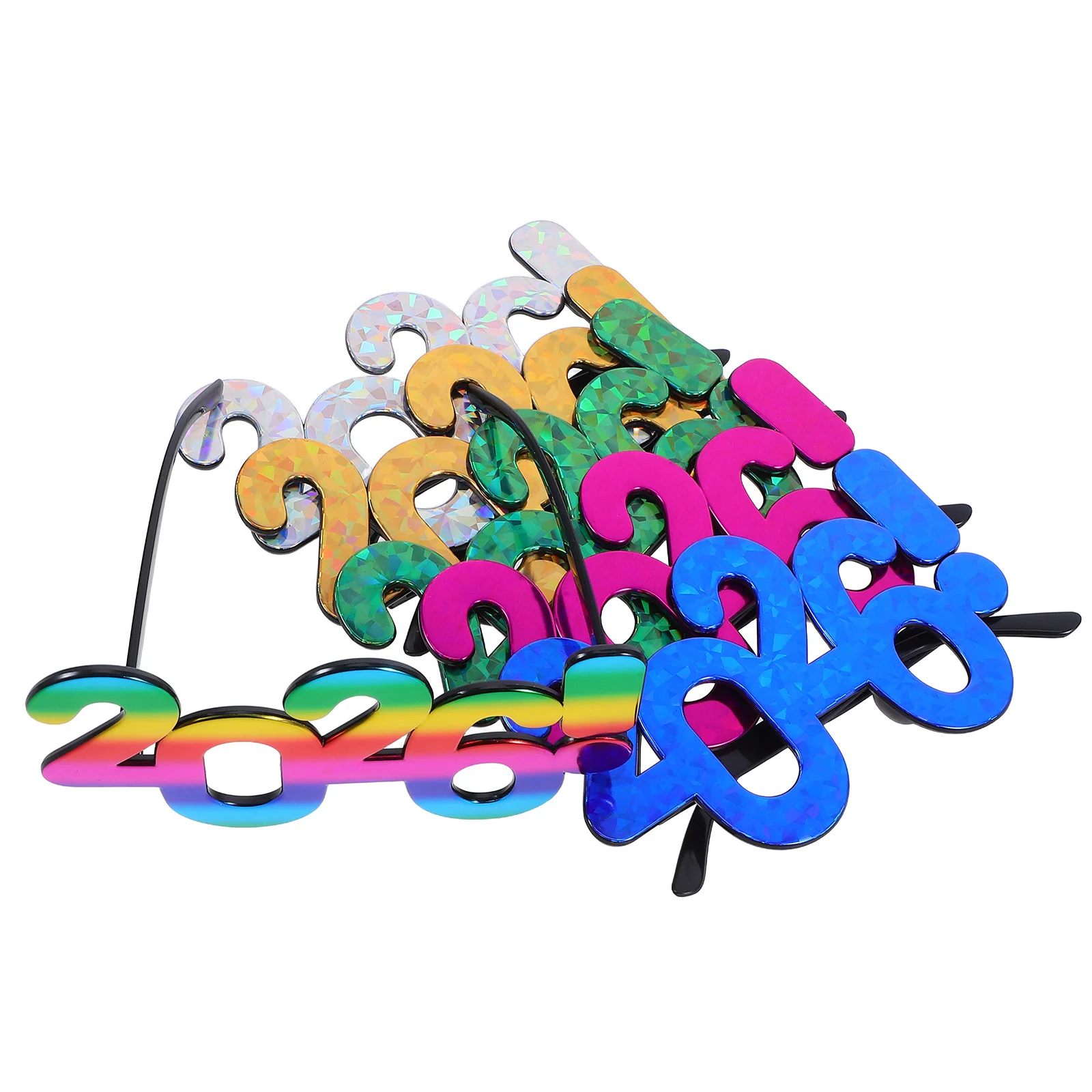 6Pcs Graduation 2026 Eyeglasses Comfortable Wearable Party Sunglasses Trendy Number Glasses for Nye Festive Accessories
6Pcs Graduation 2026 Eyeglasses Comfortable Wearable Party Sunglasses Trendy Number Glasses for Nye Festive Accessories