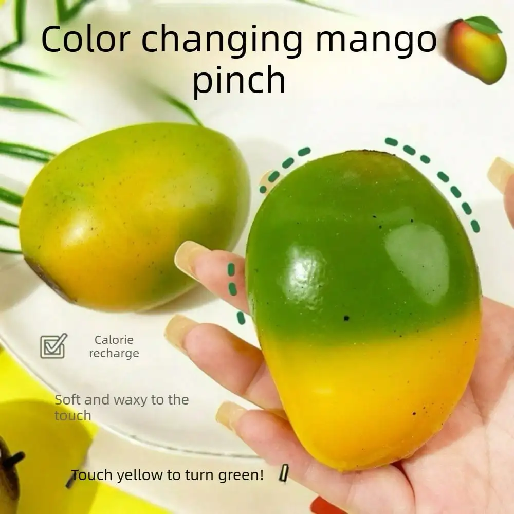 Temperature-sensitive mango toy that changes color. A fun and enjoyable way to relieve stress, perfect for keeping your hands occupied during quiet moments. Also includes a strawberry version of this toy.
Temperature-sensitive mango toy that changes color. A fun and enjoyable way to relieve stress, perfect for keeping your hands occupied during quiet moments. Also includes a strawberry version of this toy.